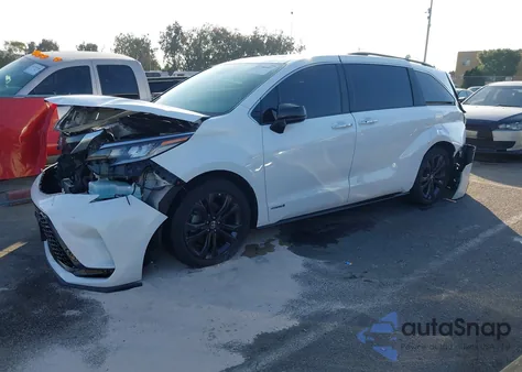 2021 Toyota Sienna Xse from USA, damaged, VIN 5TDDRKEC8MS016097